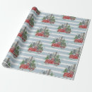 Search for blue truck wrapping paper Rustic