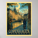 Search for vintage copenhagen posters Illustration