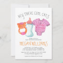 Search for kitten baby shower invitations Watercolor
