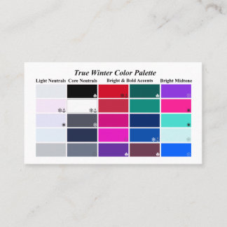 #0001 True Winter Business Card
