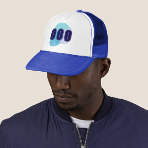 000 Angel Numbers Blue Spiritual High Vibes Trucker Hat