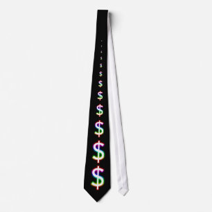 (001:09) Colourful Glowing Dollars - Black Tie