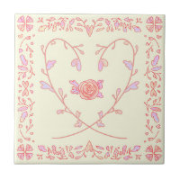 002 heart rose pattern
