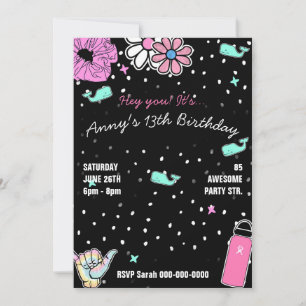 003 Teenager girl's party vsco trend themed