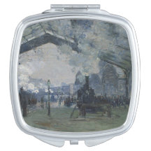 004-033 Claude Monet "Saint-Lazare" Compact Mirror