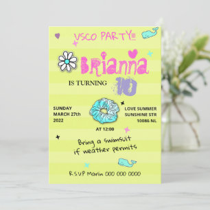 005 Teenager girl's party vsco trend themed