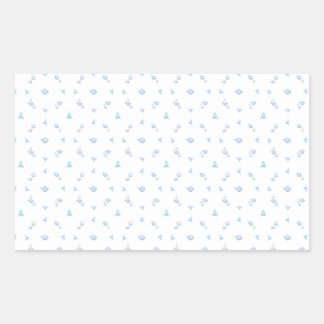 006 space rectangular sticker