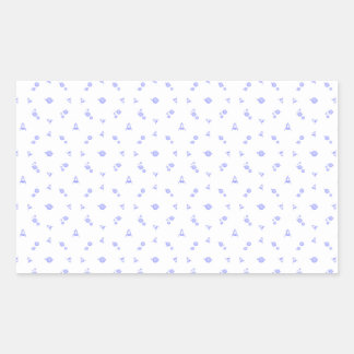 006 space rectangular sticker