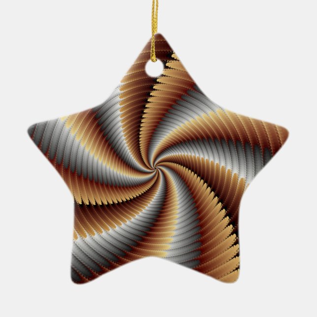 007 Fractal Ceramic Tree Decoration (Front)