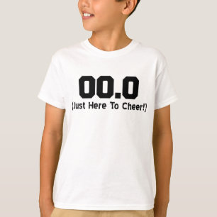 00.0 Just Here To Cheer Running Spectator T-Shirt