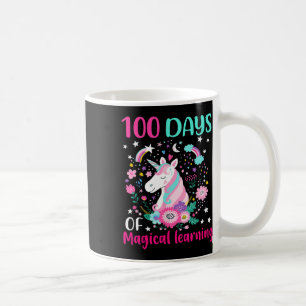 00 days of magical learning flossing unicorn 00th coffee mug