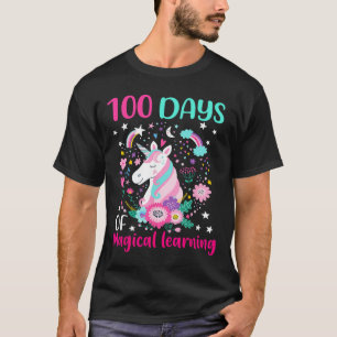 00 days of magical learning flossing unicorn 00th T-Shirt