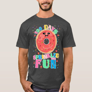 00 Days Sprinkled With Fun Doughnut Kids 00th Day T-Shirt