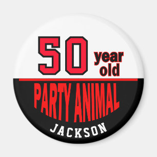 00 Year Old Party Animal  Magnet