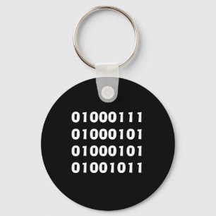 01000111 01000101 01000101 01001011 KEY RING