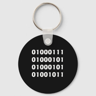 01000111 01000101 01000101 01001011 KEY RING