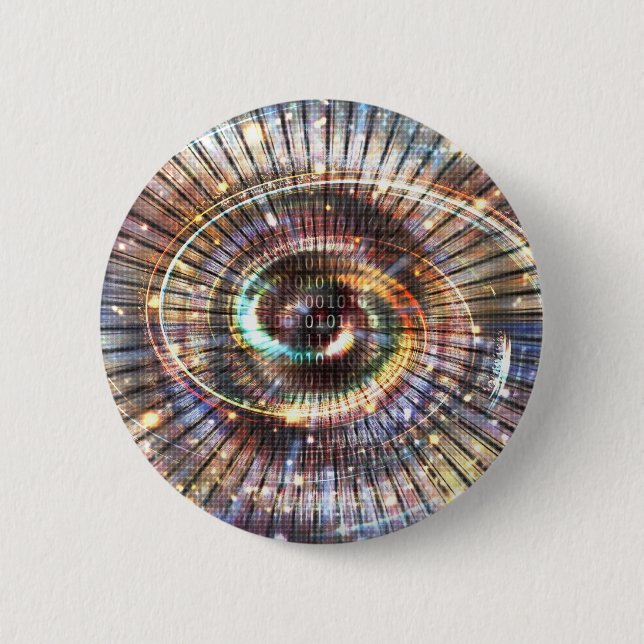 01001010100101101 - Button (Front)