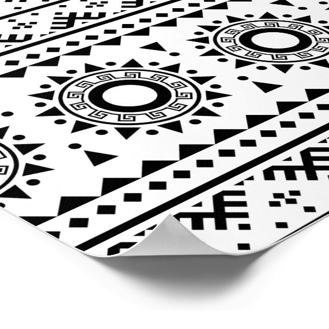01012020 Tribal ethnic Pattern-02 Poster (Corner)