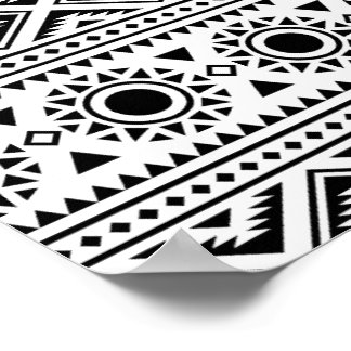 01012020 Tribal ethnic Pattern-04 Poster