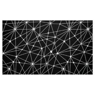 010316 Network - White on Black Fabric
