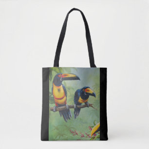 0108 - Tropical Bird Tote Bag