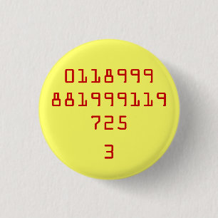 0118999881999119725, 3 CM ROUND BADGE