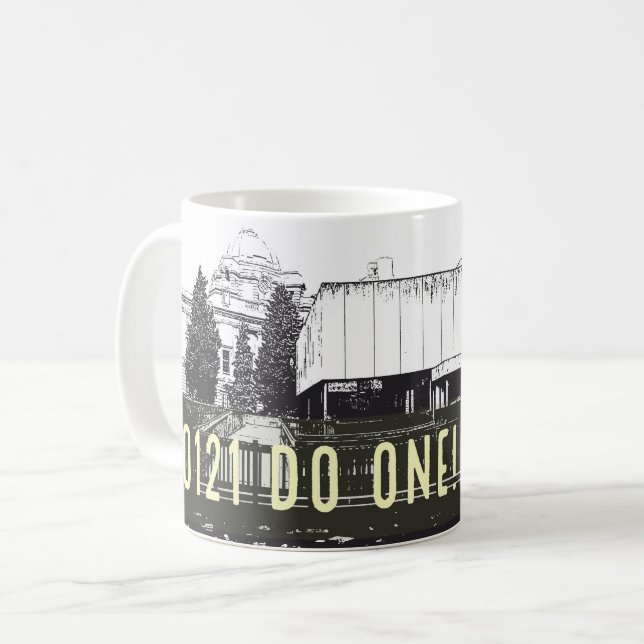 0121 DO ONE mug, brummie sayings Coffee Mug (Front Left)