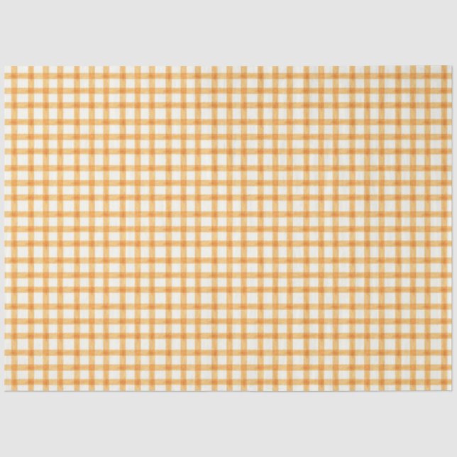012 Copper Gingham Tissue Paper (Front)