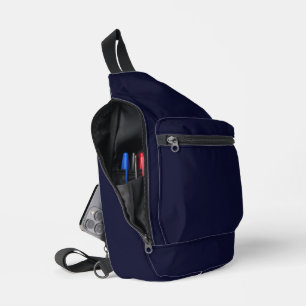 #014 Dark Navy Colour Collection Sling Bag