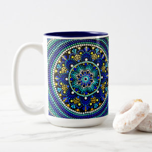 0158 - Ble Talavera Mandala  Mug