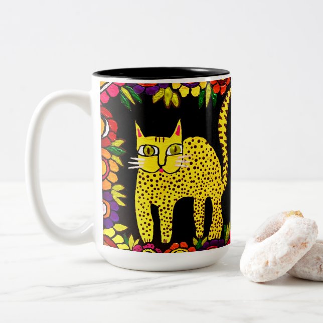 0169 - Basi the Cat Mug (With Donut)