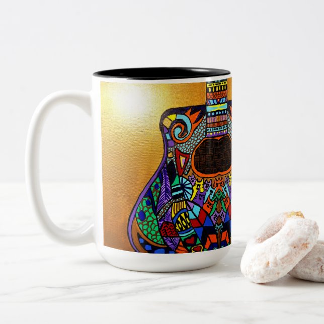 0179 - Guitar Mug (With Donut)