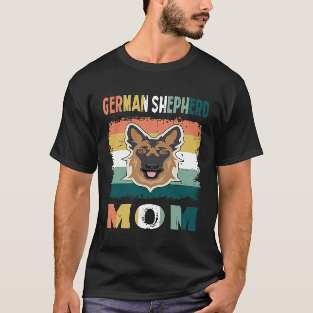 018 German Shepherd Mum T-Shirt (Front)