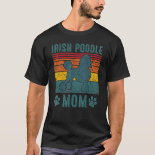 01 Dog Irish Poodle Mum Vintage Irish Poodle Mum T-Shirt