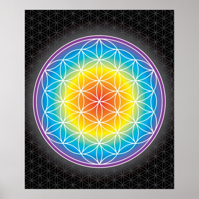 01 LUMINENCE - Flower of Life Poster (Front)
