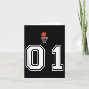 01 Number Basketball Style Vintage White Tank Top Card