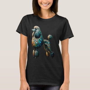 01 Polygon Art Poodle Poodles T-Shirt