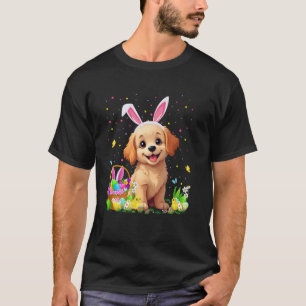 01 Poodle Dog Easter Egg Hunt Bunny Ear Poodle Eas T-Shirt
