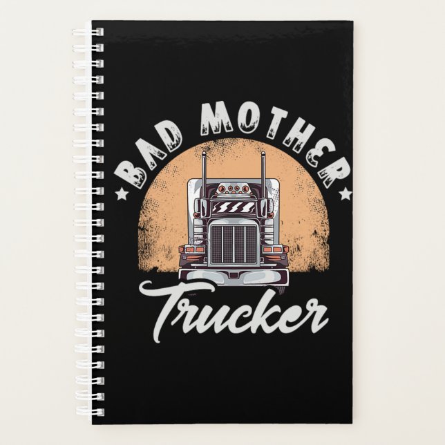 01.Truck Trucker for a Truck driver Planner (Front)