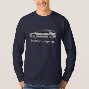 01aero Wagon silver, Swedish cargo jet T-Shirt
