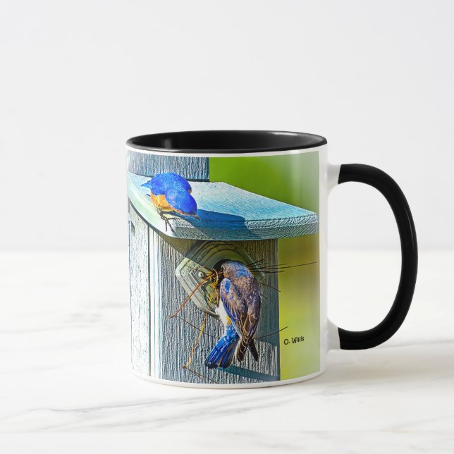 020 Bluebird Nesting 11 oz Classic Mug (Right)