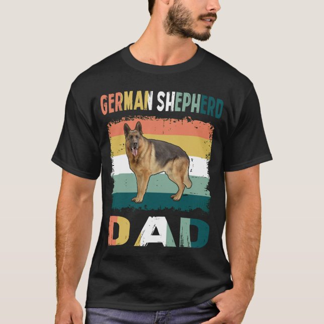 020 German Shepherd Dad T-Shirt (Front)