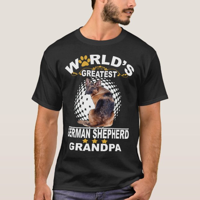 021 World's Greatest German Shepherd Grandpa T-Shirt (Front)