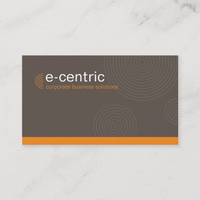 028 Julie :: BCard - Dynamic Centric - smoke Business Card (Front)