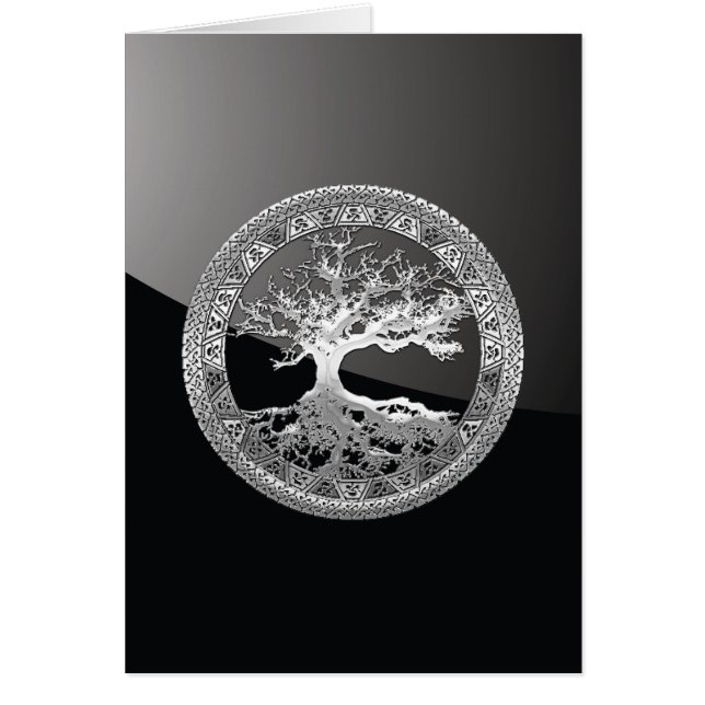 [02] Silver Celtic Tree of Life (Front)