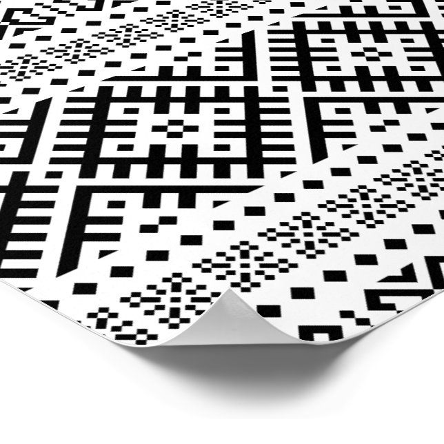 03012020 Tribal ethnic Pattern-09 Poster (Corner)