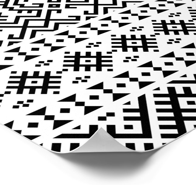 03012020 Tribal ethnic Pattern-10 Poster (Corner)