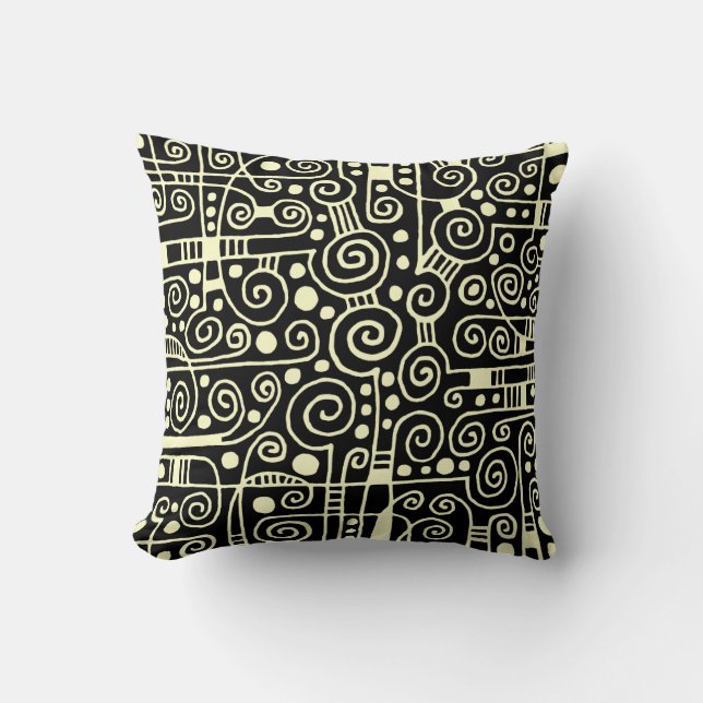 040512 - Cream on Black Cushion (Front)
