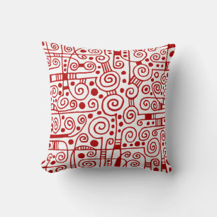040512 - Ruby Red on White Cushion