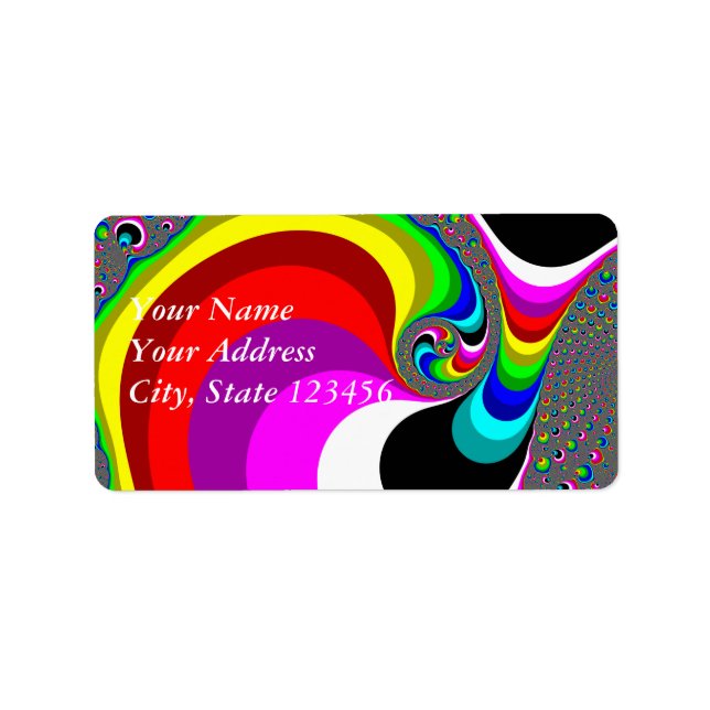 040 Obama - Fractal Art Label (Front)